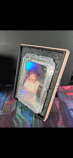 Kanao Tsuyuri Diamond Card Demon Slayer Heavy Thick Metal Silver Gold Accent - Image 3