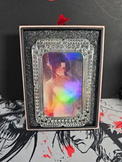 Shinobu Kocho Diamond Card Demon Slayer Heavy Thick Metal Silver Gold Accent - Image 2