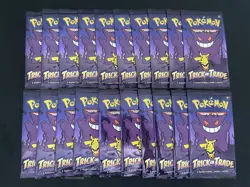 Lot Of 20 Packs Pokemon Trick Or Trade Additional Game Cards TCG - Image 1
