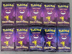 Lot Of 10 Packs Pokemon Trick Or Trade Additional Game Cards TCG - Image 1