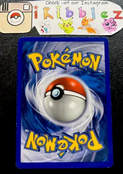 Unown M M/28 LP Holo Foil Rare w/Cool Swirl Pokemon Card. Free Tracked Shipping! - Image 2