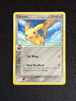 Pikachu 79/110 Holon Phantoms Delta Species Pokemon TCG Card Common 2006 NM - Image 1