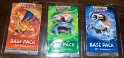 Korean Booster Pack Lot - 20th Anniversary Cp6 Base - ARTSET - No Pokemon Cards - Image 1