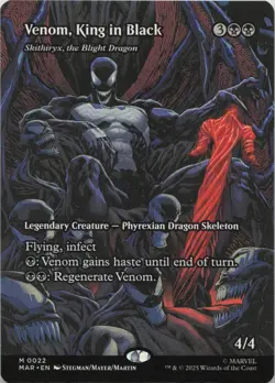 Venom, King in Black - Skithiryx, the Blight Dragon (Borderless) M Marvel Eterna - Image 1