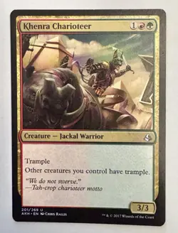 Khenra Charioteer [Amonkhet] Magic MTG LP - Image 1