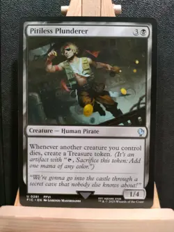 Pitiless Plunderer - Final Fantasy Commander - Uncommon - NM (see pics) MTG - Image 1