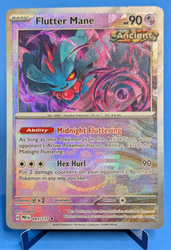 Flutter Mane [Poke Ball] 43/131 Pokemon TCG 2025 Rare Prismatic Evolutions NM - Image 1