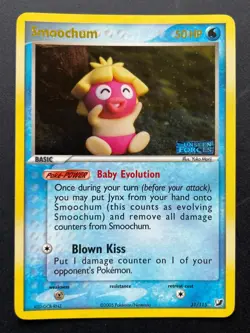 Pokemon Smoochum EX Unseen Forces Stamped Reverse Holo Rare 31/115 2005 - Image 1