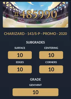 Charizard - 143 / S-P - Grand Prix Illustrator Promo - ACE 10 - Japanese Pokemon - Image 4