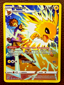 2022 Pokemon Jolteon TG04/TG30 Swsh11: Lost Origin Trainer Gallery Full Art Holo - Image 1