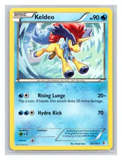 Pokemon TCG Keldeo 48/149 Boundaries Crossed Normal LP - Image 1