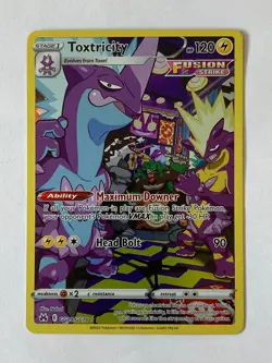 Toxtricity GG09/GG70 Ultra Rare Mint Galarian Gallery Crown Zenith Pokemon TCG - Image 2