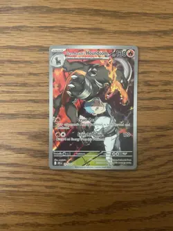 Pokemon Team Rockets Houndoom IR 191/182 Scarlet and Violet: Destined Rivals - Image 1