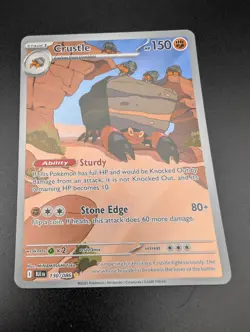Crustle 130/086 Black Bolt NEAR MINT Illustration Rare Pokemon Card TCG - Image 3