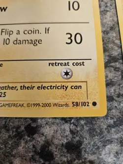 POKEMON PIKACHU CARD 58/102 JUMBO NOT FOR PLAY USE Lot Of 3 Promo 8x5.5" - Image 5