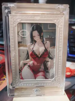 One Piece CCG Boa Hancock Metal Card From KaFei - Image 1