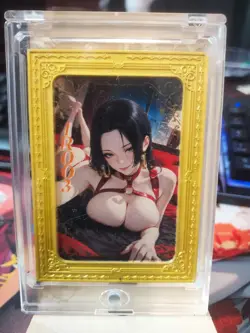 One Piece CCG Boa Hancock Metal Card From Nvshenshe - Image 1