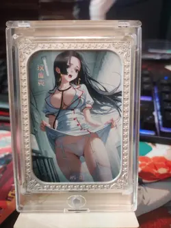 One Piece CCG Boa Hancock Metal Card From KaFei - Image 1