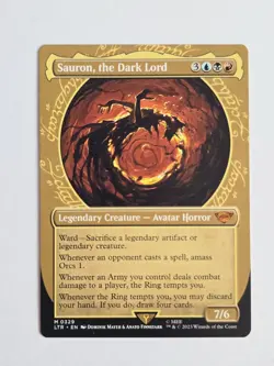 MTG - Sauron the Dark Lord - Showcase non Foil - LOTR Tales of Middle-earth - NM - Image 1