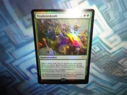 MTG Magic Foil German Force of Vigor NM Unplayed Modern Horizons Vitalitatskraft - Image 3