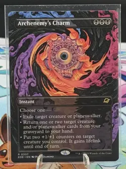 Archenemy's Charm #307 EOE R (Borderless) (Non-Foil) MTG Edge of Eternities NM - Image 1