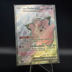 Pokemon LILLIE'S CLEFAIRY EX 173/159 Journey Together ULTRA RARE FULL ART MINT - Image 1