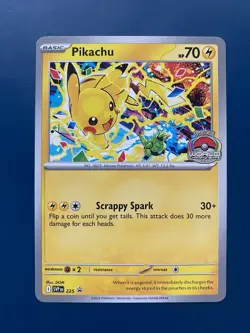 Pokemon Scarlet Violet Black Star Promo World Championship 2025 Pikachu Pokemon - Image 1