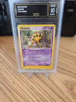 Pokemon Girafarig 16/97 Rare EX Dragon Pre-owned Gem Mint 10 - Image 1