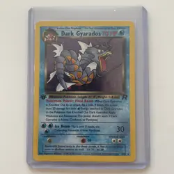 Pokemon TCG Team Rocket Set 1st Edition Dark Gyarados 8/82 Holo LP/NM - Image 1