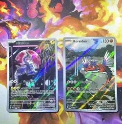 Koraidon 014 & Miraidon 013 NM Black Star Promo Pokemon TCG - Image 1