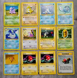 Pokemon 1st Edition Shadowless Common Lot Base Set LP-MP - Image 1
