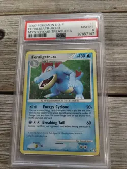 PSA 8 2007 Pokemon D&P Feraligatr Holo Mysterious Treasures - Image 1