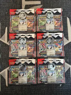 6 Archaludon Pokemon Blister Packs | Obsidian Flames & Twilight Masquerade (12p) - Image 1