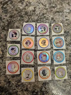 Official Pokemon TCG League Challenge Stickers For Badge Books Lot Of 15 - Image 1