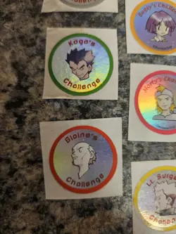 Official Pokemon TCG League Challenge Stickers For Badge Books Lot Of 15 - Image 2