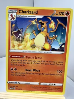 Pokemon Charizard 2024 McDonald’s Promo - Non Holo - SWSH Promo - NM/M - Image 1