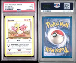 Spearow - 1st Edition - 62/64 Jungle - WOTC Unlimited - Pokemon TCG - PSA 9 MINT - Image 3