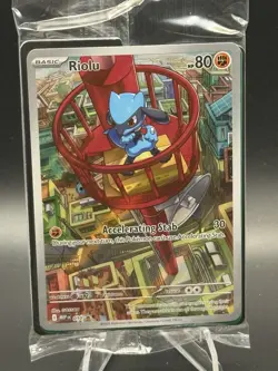 SEALED Riolu 010 Mega Evolution ETB Promo - Pokemon TCG - Image 1