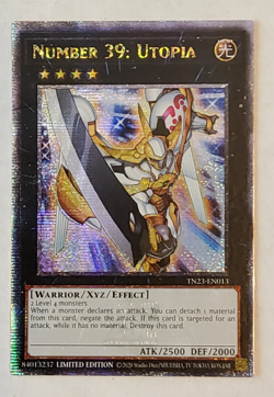 Yu-Gi-Oh Number 39: Utopia Quarter Century Secret Rare Limited Edition - Image 1