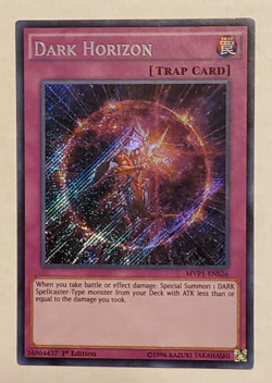 Yu-Gi-Oh Dark Horizon Secret Rare 1st Edition MVP1-ENS26 - Image 1