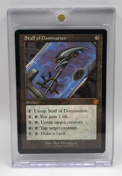 Staff of Domination BRR 56 NM Magic The Gathering Mythic Card - Image 1