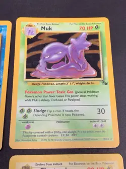 Vintage Holo Rare Pokemon Cards WOTC 1999 Fossil, Jungle-Scyther, Vaporeon, Etc. - Image 4