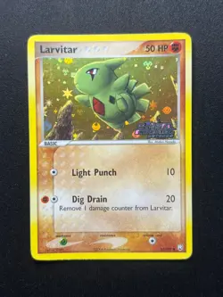 Larvitar 63/109 2004 Pokemon Card | Reverse Holo | ex Team Rocket Returns - Image 1