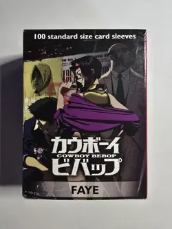Dragon Shield Cowboy Bebop Faye Variant White-Bordered Card Sleeves - 100 Pack - Image 1