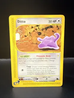 Pokemon 2003 Ditto Skyridge 51/144 Regular Non-Holo Common Card D - Image 1