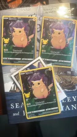 Pokemon Pikachu TCG Celebrations Card 005/025( Lot Of 3) - Image 1