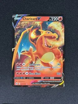 Charizard V 017/172 Pokemon Brilliant Stars Holo Ultra Rare Card Near Mint NM - Image 2