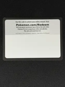 Pokemon TCG Blank Code Card Empty Error Misprint Near Mint NM - Image 2