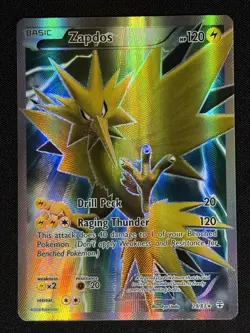 Pokemon Card Zapdos Full Art FA XY Generations 29/83 - Image 1