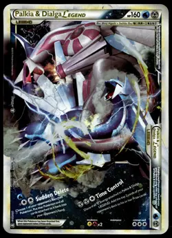 Palkia & Dialga Legend 101/102 102 JUMBO OVERSIZED Black Star Promo Pokemon Card - Image 1